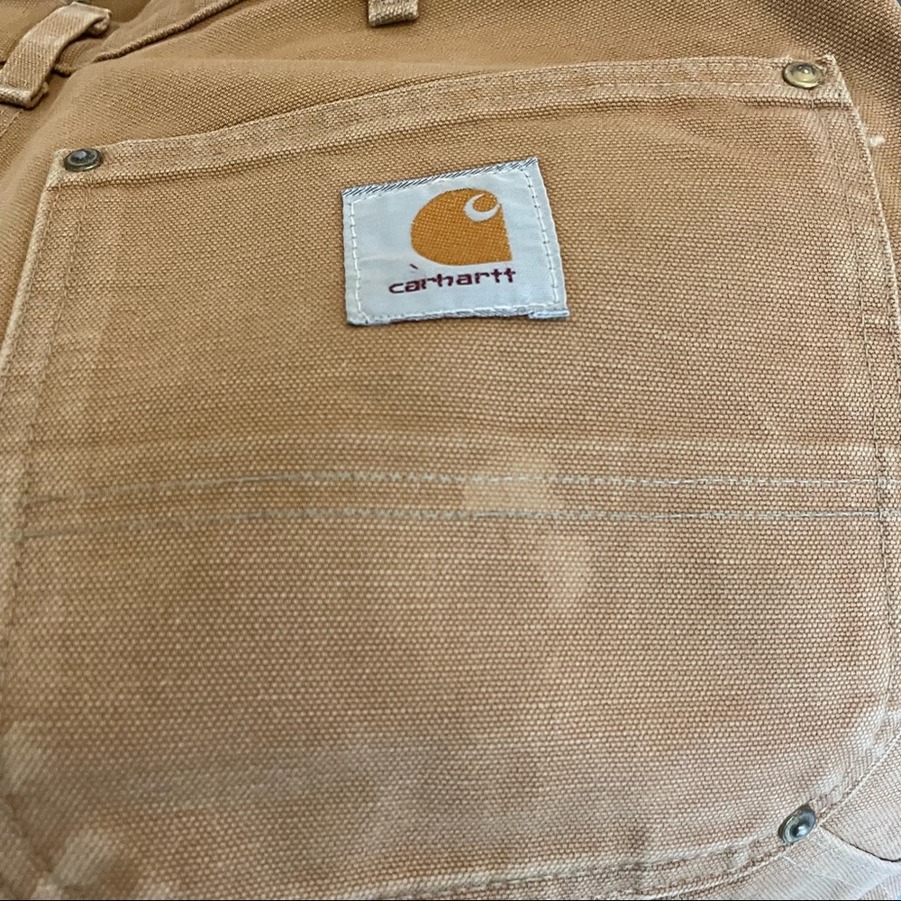CARHARTT 62W  DOUBLEFRONT CARPENTER UTILITY PANTS Size 34X28 - Picture 6 of 12